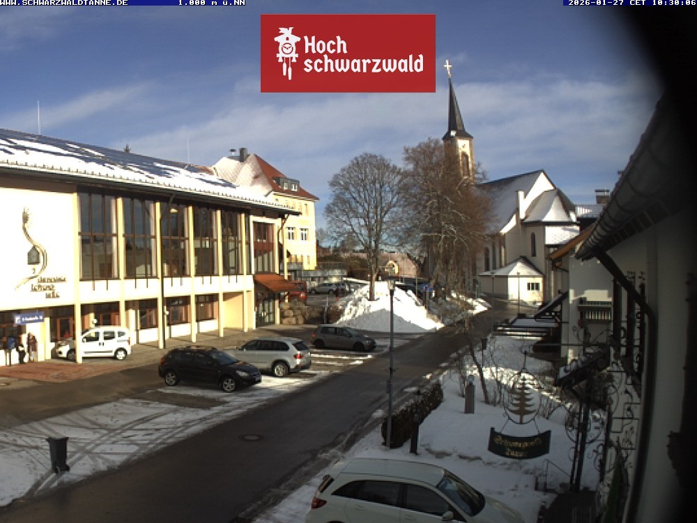 Archiv Foto Webcam Schönwald: Blick vom Gasthof Schwarzwaldtanne