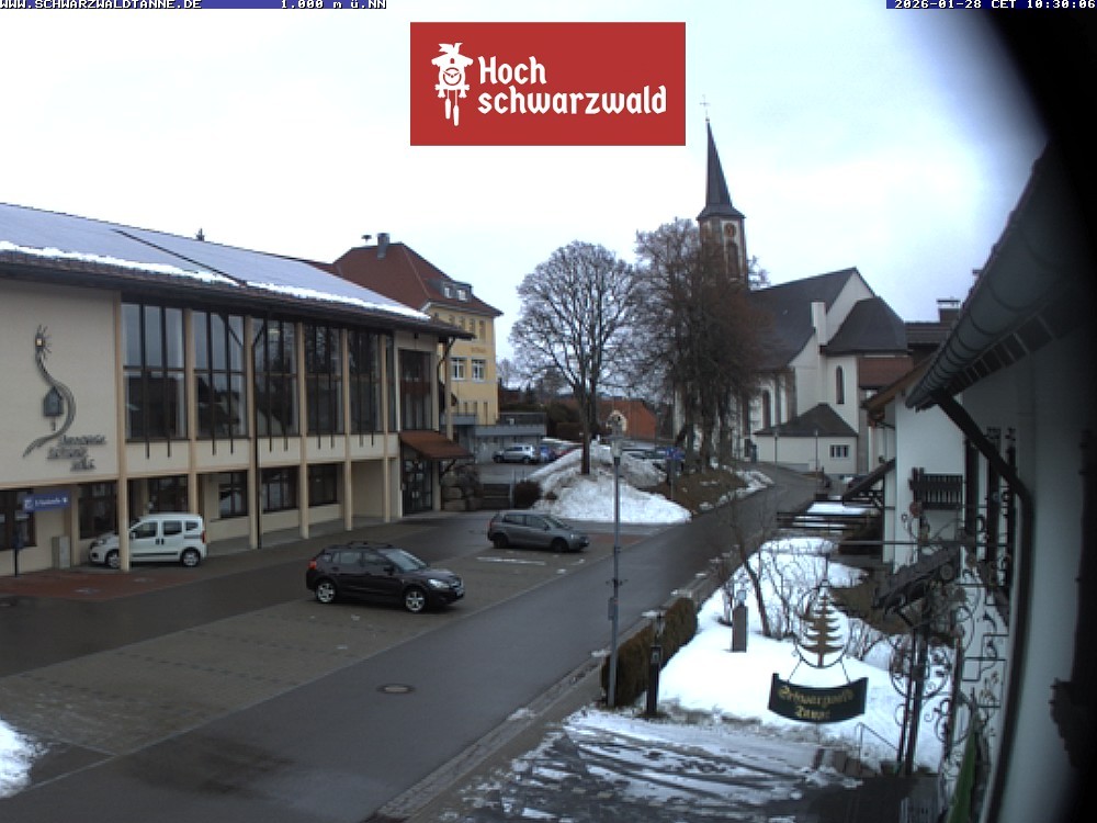 Archiv Foto Webcam Schönwald: Blick vom Gasthof Schwarzwaldtanne