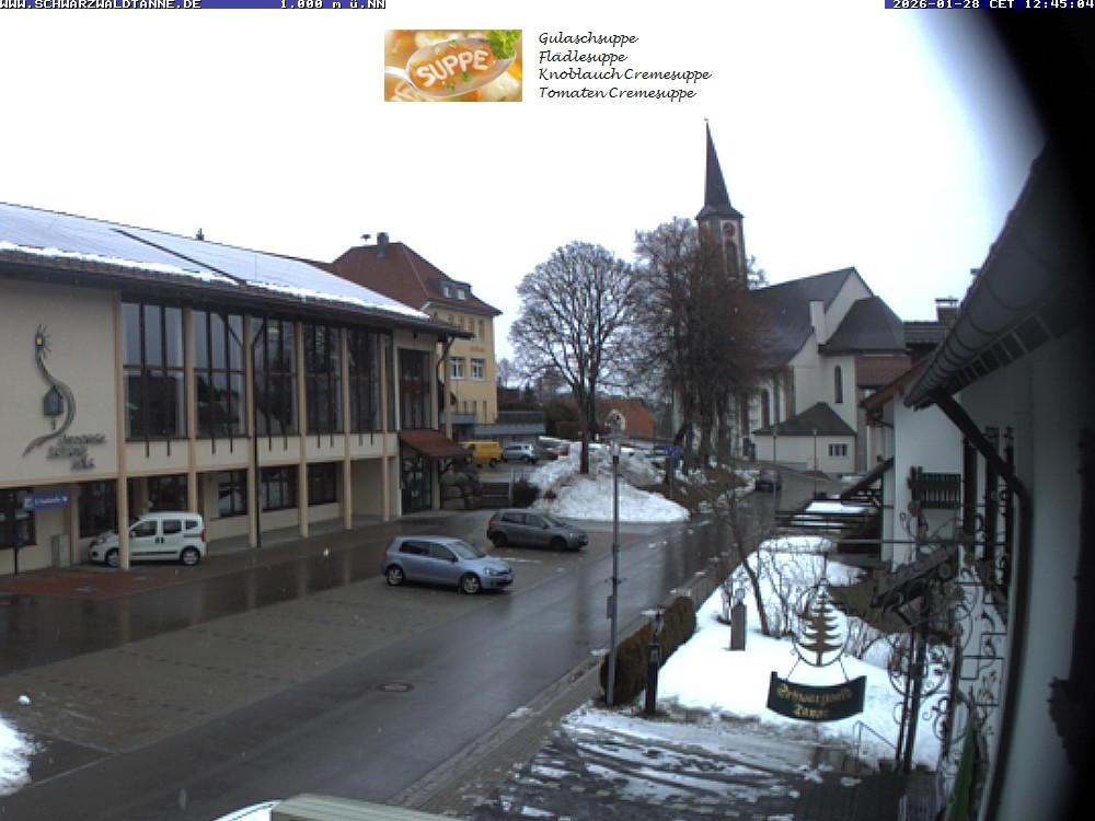 Archiv Foto Webcam Schönwald: Blick vom Gasthof Schwarzwaldtanne