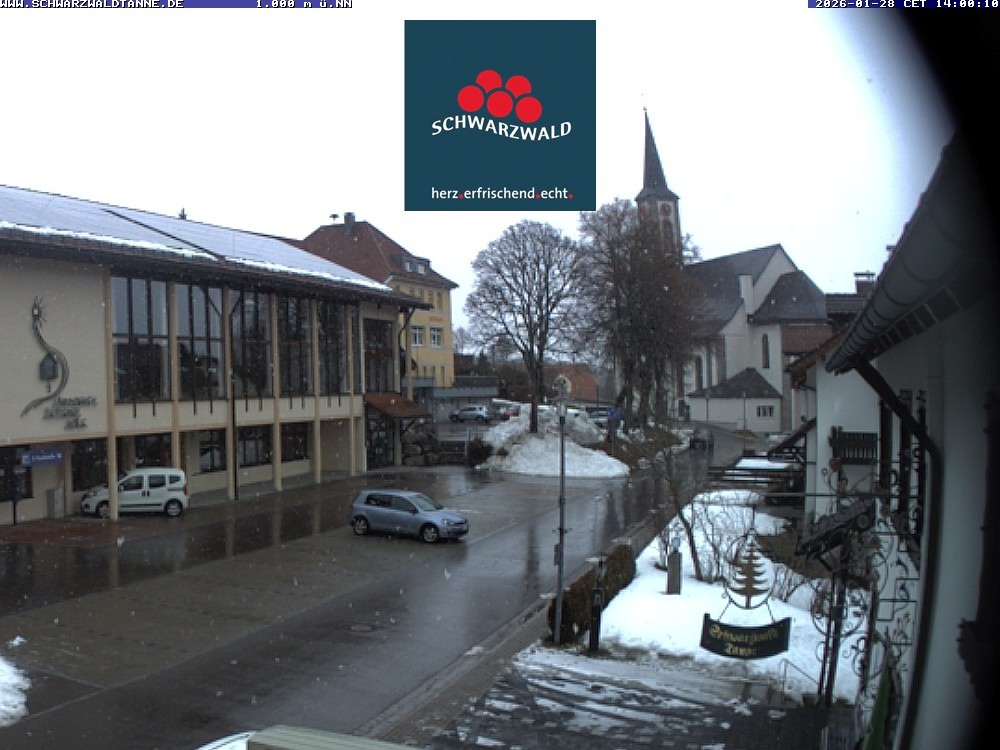 Archiv Foto Webcam Schönwald: Blick vom Gasthof Schwarzwaldtanne