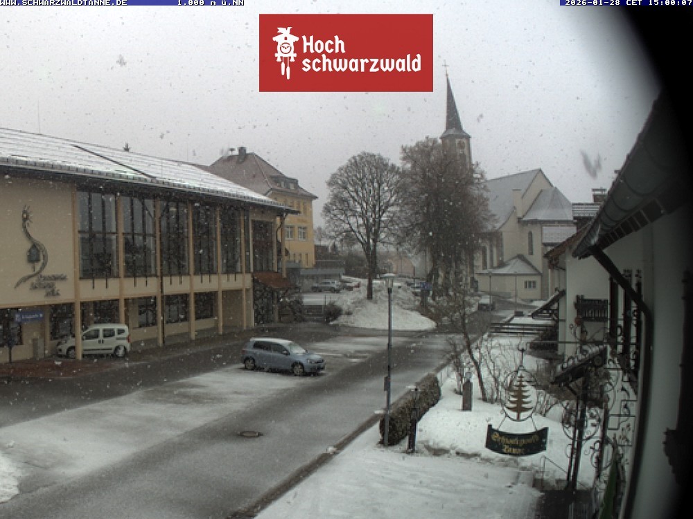 Archiv Foto Webcam Schönwald: Blick vom Gasthof Schwarzwaldtanne