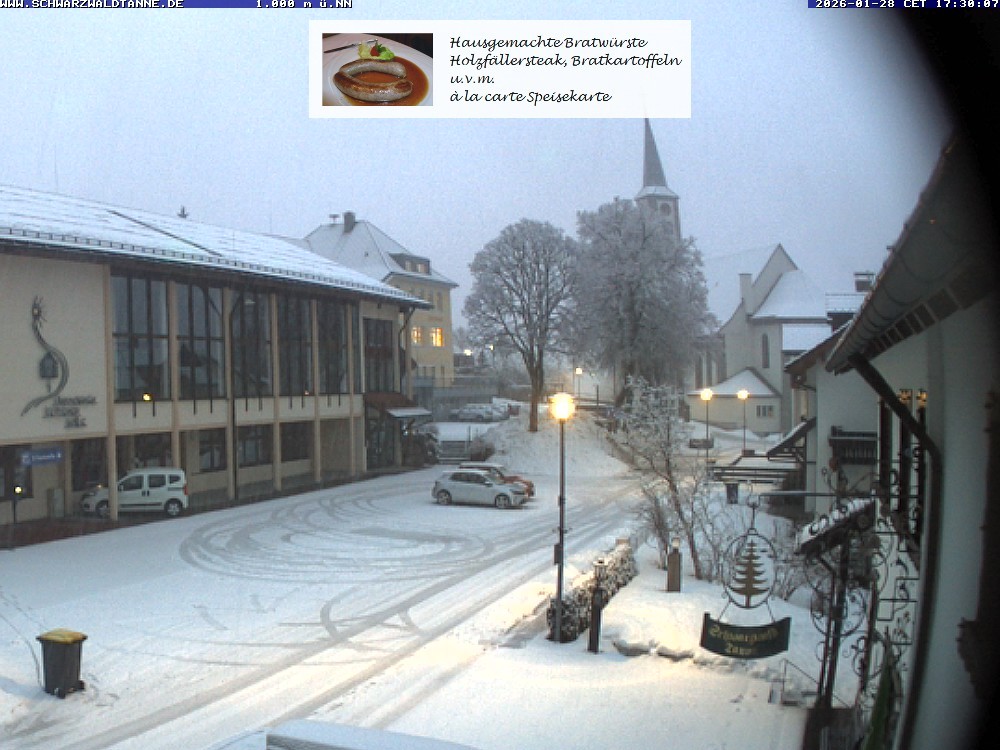 Archiv Foto Webcam Schönwald: Blick vom Gasthof Schwarzwaldtanne
