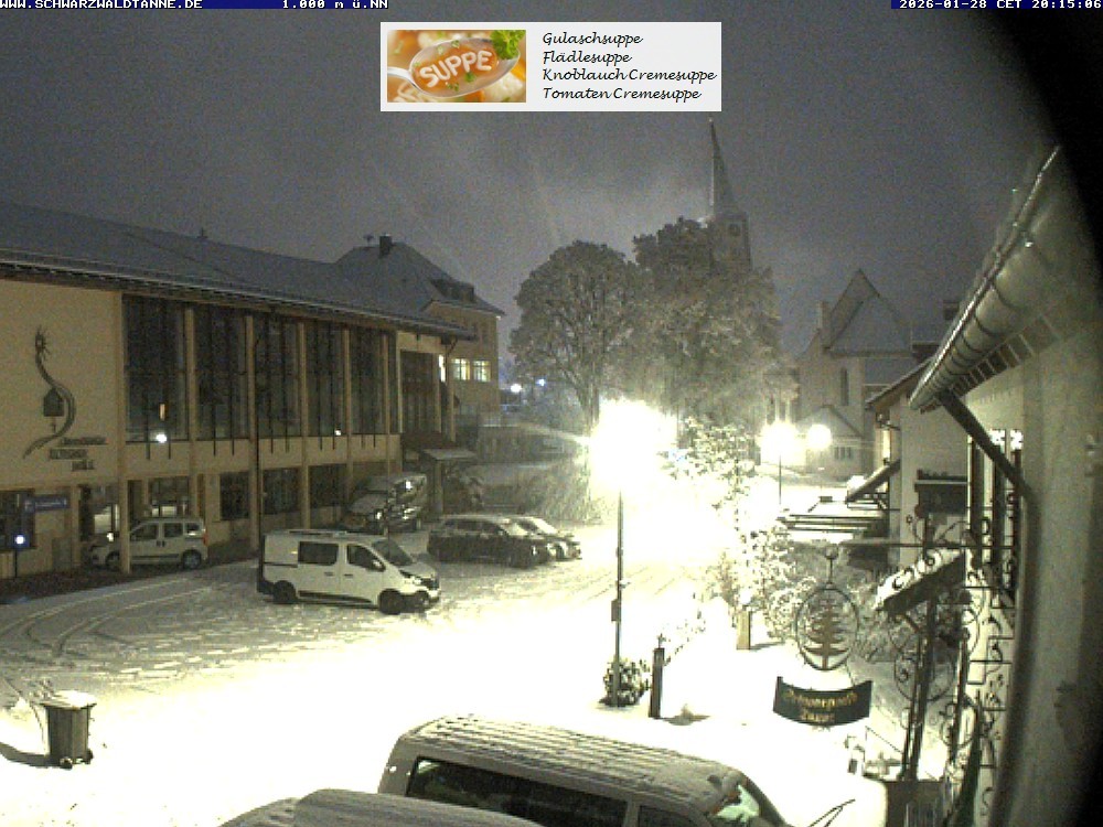 Archiv Foto Webcam Schönwald: Blick vom Gasthof Schwarzwaldtanne