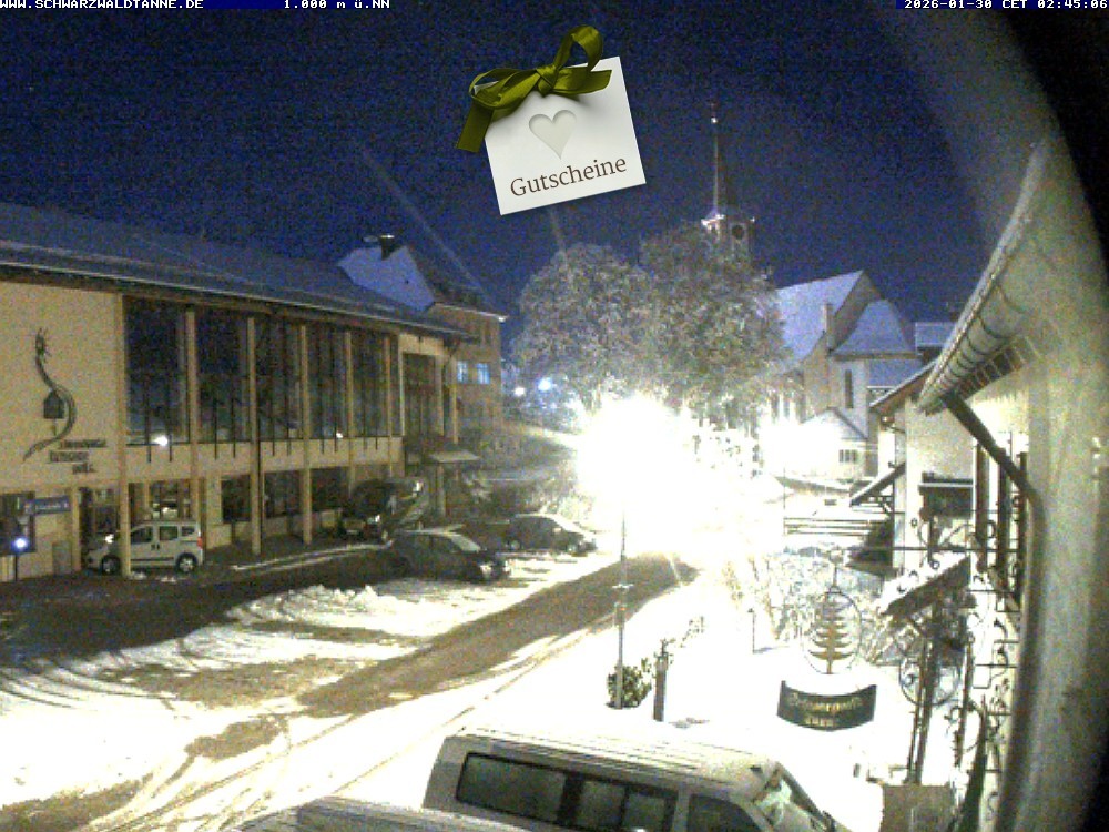Archiv Foto Webcam Schönwald: Blick vom Gasthof Schwarzwaldtanne