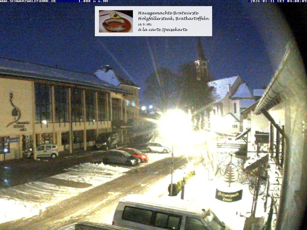 Archiv Foto Webcam Schönwald: Blick vom Gasthof Schwarzwaldtanne