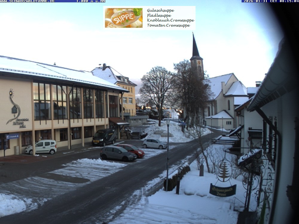 Archiv Foto Webcam Schönwald: Blick vom Gasthof Schwarzwaldtanne