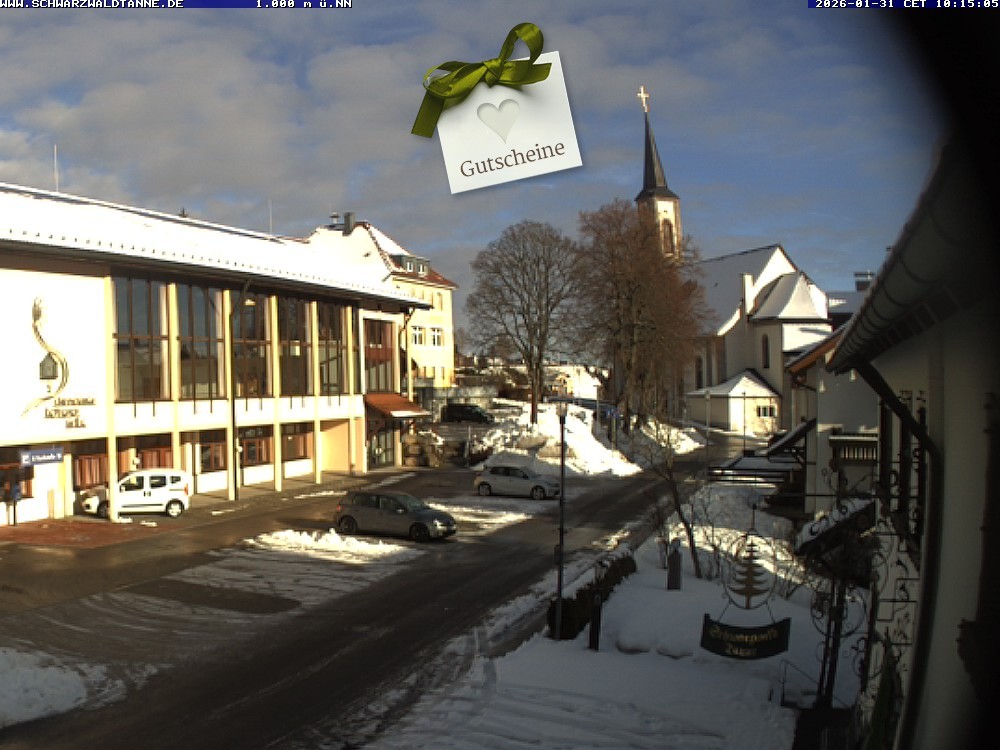 Archiv Foto Webcam Schönwald: Blick vom Gasthof Schwarzwaldtanne