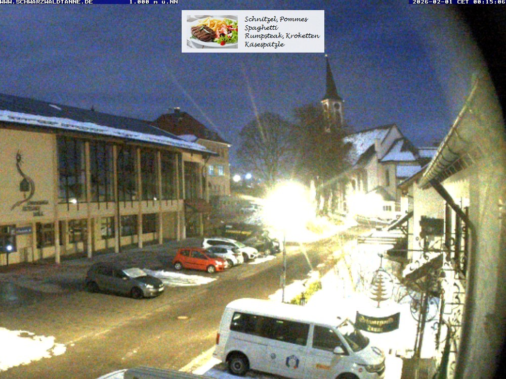 Archived image Webcam View from Guesthouse "Schwarzwaldtanne"