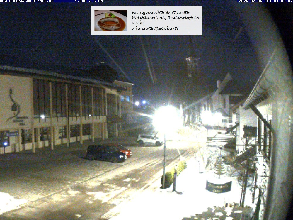 Archived image Webcam View from Guesthouse "Schwarzwaldtanne"