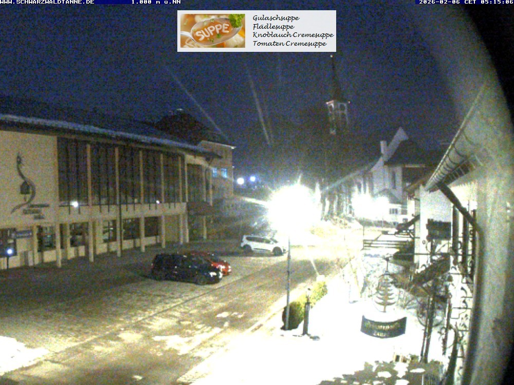 Archived image Webcam View from Guesthouse "Schwarzwaldtanne"
