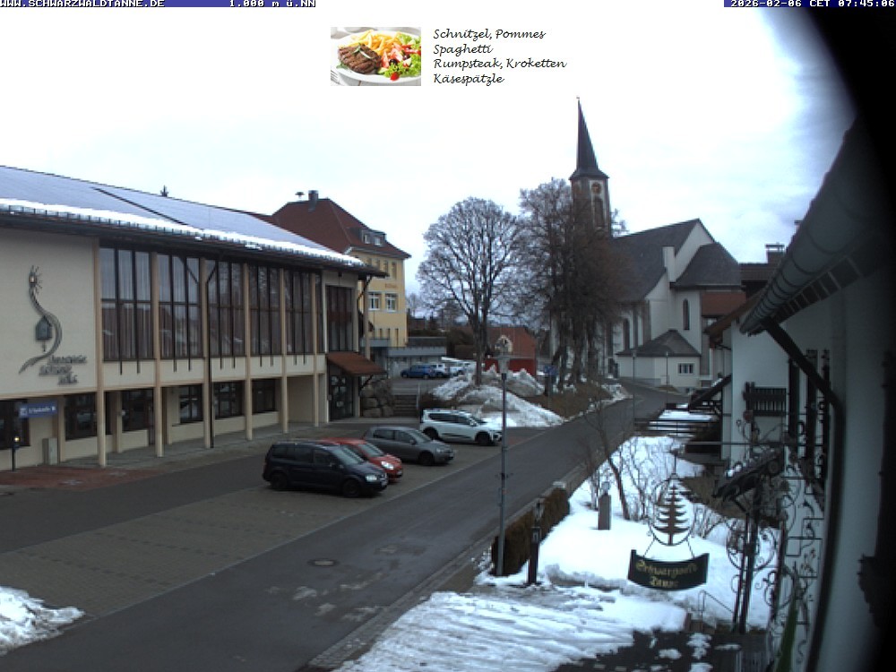 Archived image Webcam View from Guesthouse "Schwarzwaldtanne"