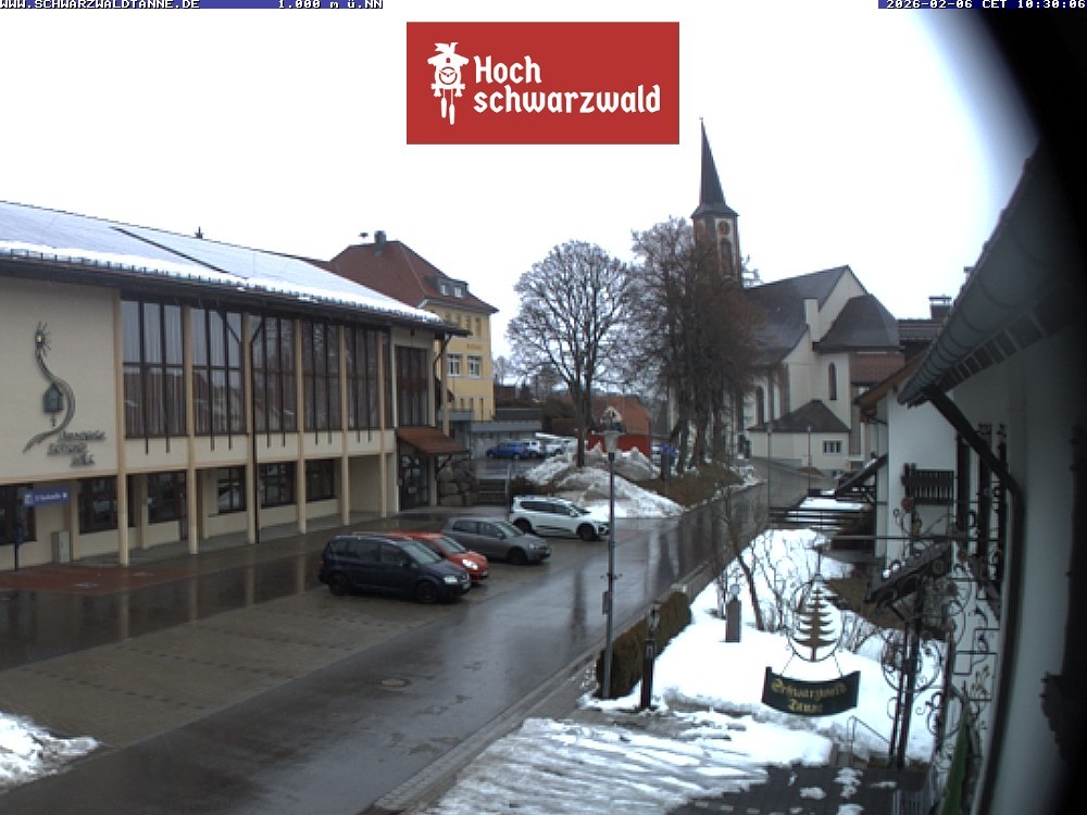 Archived image Webcam View from Guesthouse "Schwarzwaldtanne"