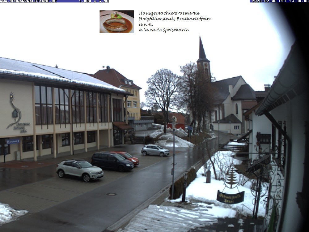 Archived image Webcam View from Guesthouse "Schwarzwaldtanne"
