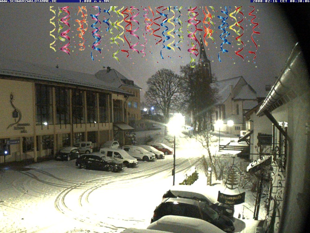 Archiv Foto Webcam Schönwald: Blick vom Gasthof Schwarzwaldtanne