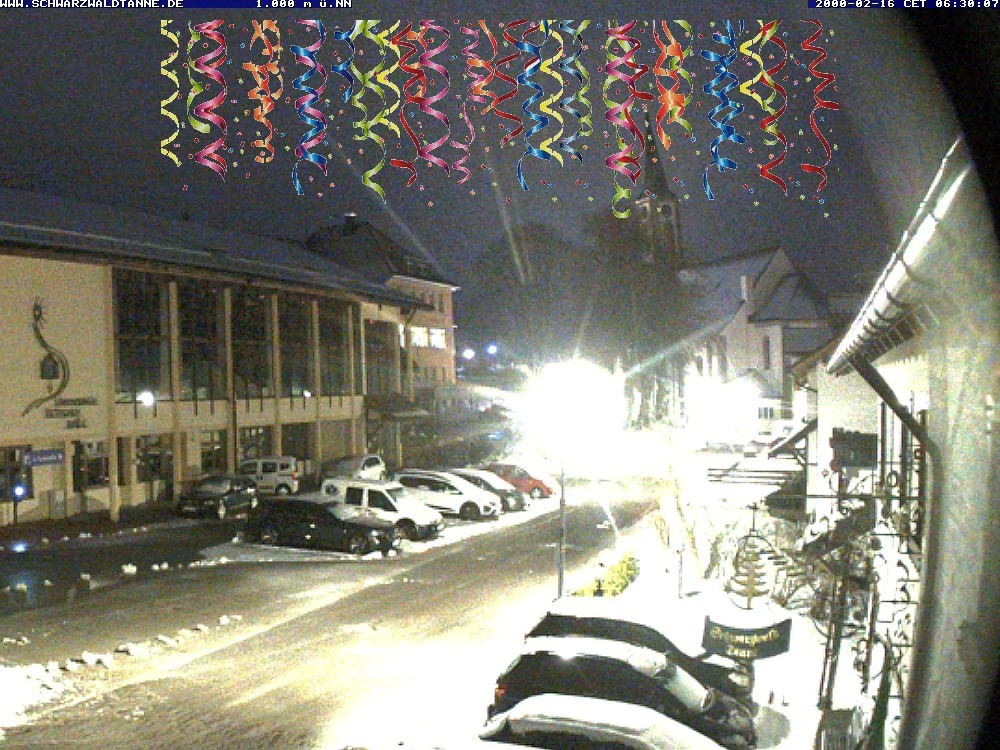 Archiv Foto Webcam Schönwald: Blick vom Gasthof Schwarzwaldtanne