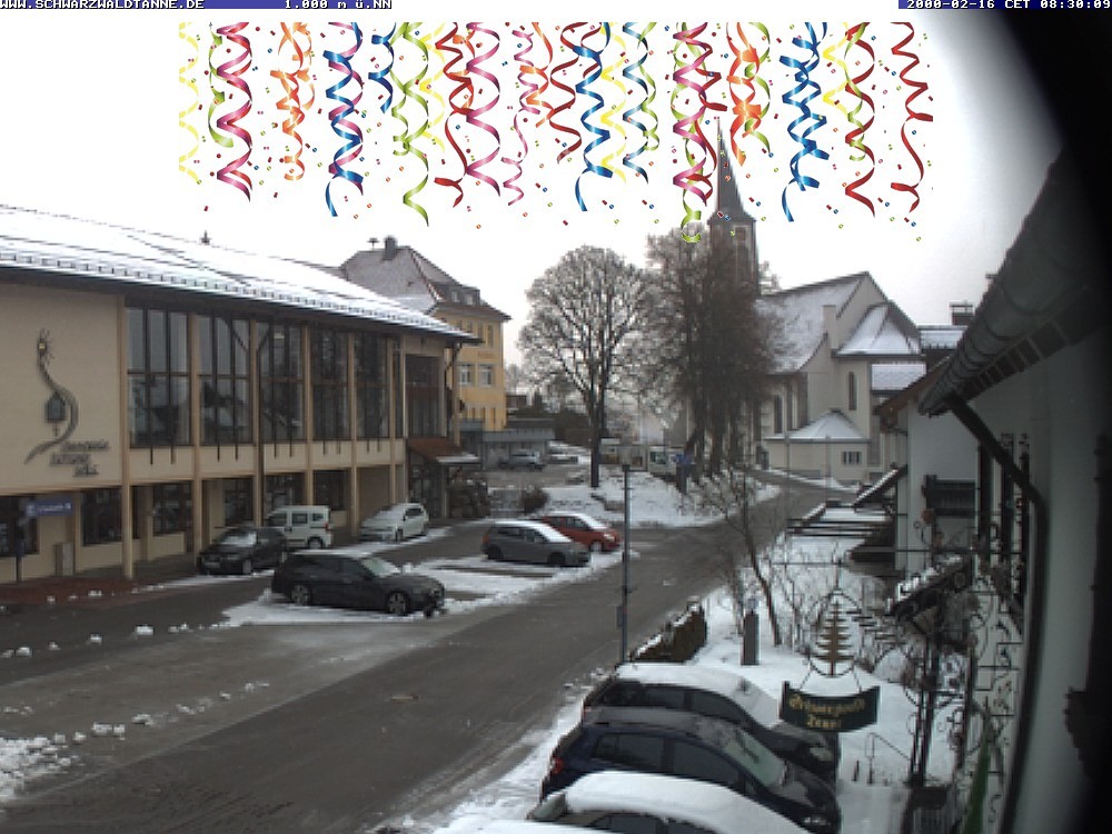 Archiv Foto Webcam Schönwald: Blick vom Gasthof Schwarzwaldtanne