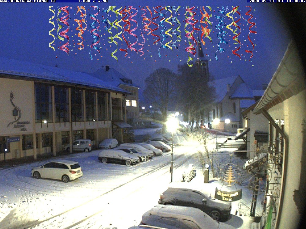 Archiv Foto Webcam Schönwald: Blick vom Gasthof Schwarzwaldtanne