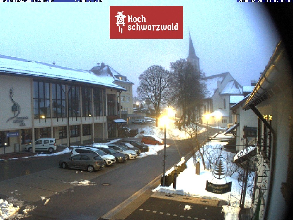 Archiv Foto Webcam Schönwald: Blick vom Gasthof Schwarzwaldtanne