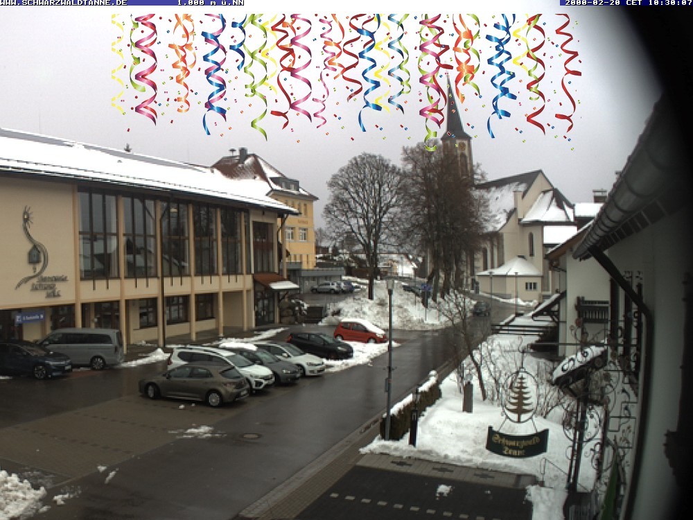 Archiv Foto Webcam Schönwald: Blick vom Gasthof Schwarzwaldtanne