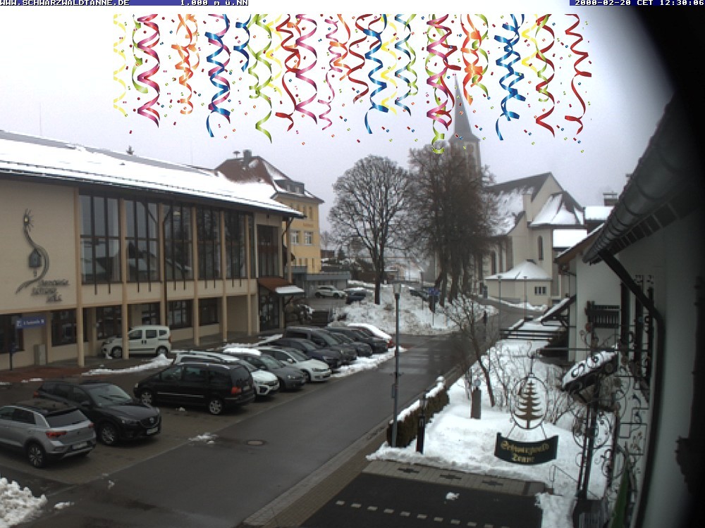 Archiv Foto Webcam Schönwald: Blick vom Gasthof Schwarzwaldtanne