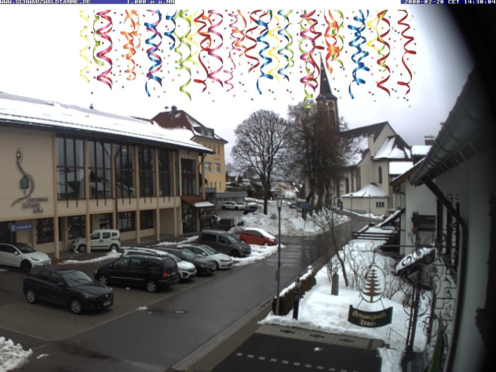 Archiv Foto Webcam Schönwald: Blick vom Gasthof Schwarzwaldtanne