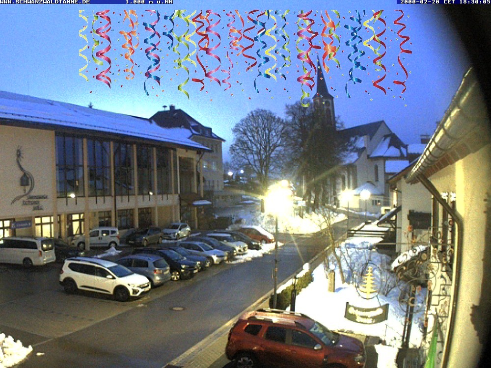 Archiv Foto Webcam Schönwald: Blick vom Gasthof Schwarzwaldtanne