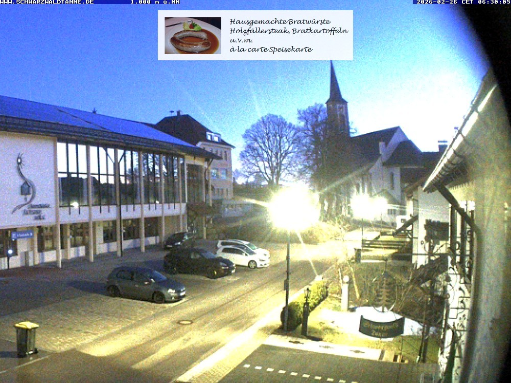 Archived image Webcam View from Guesthouse "Schwarzwaldtanne"