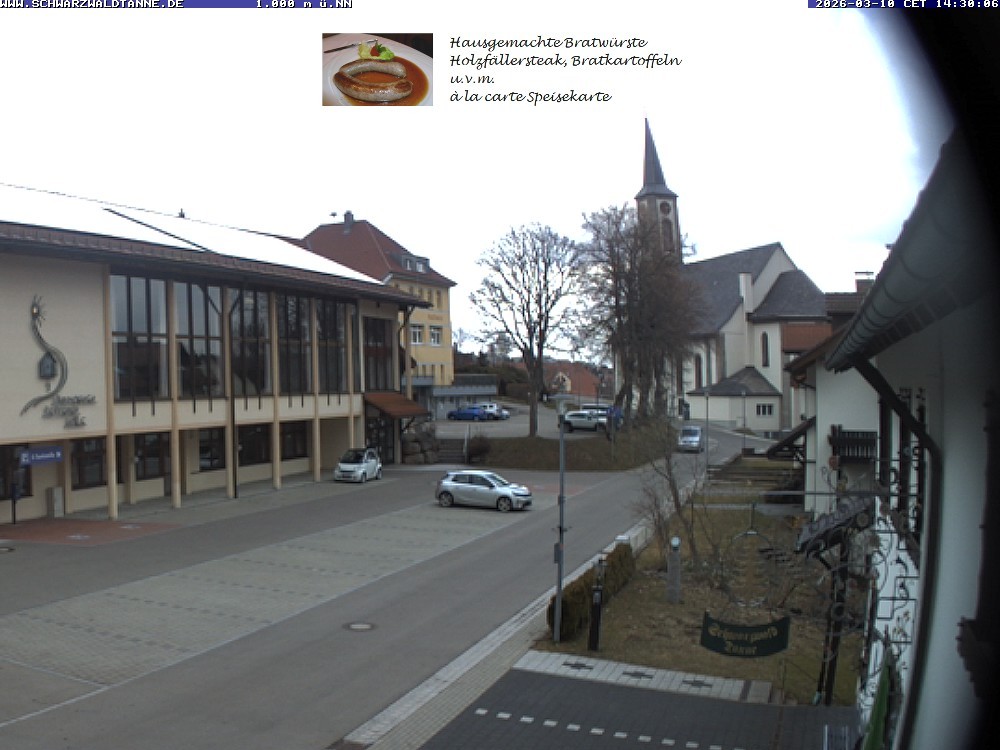 Archiv Foto Webcam Schönwald: Blick vom Gasthof Schwarzwaldtanne