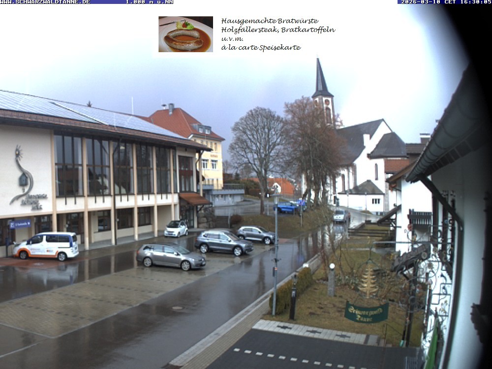 Archiv Foto Webcam Schönwald: Blick vom Gasthof Schwarzwaldtanne