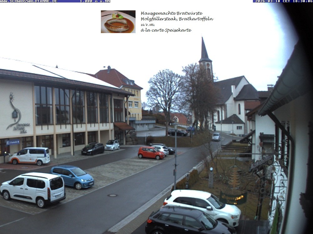Archiv Foto Webcam Schönwald: Blick vom Gasthof Schwarzwaldtanne