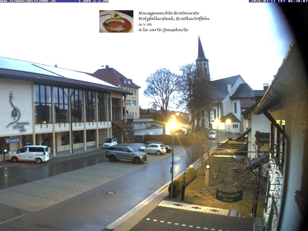 Archiv Foto Webcam Schönwald: Blick vom Gasthof Schwarzwaldtanne