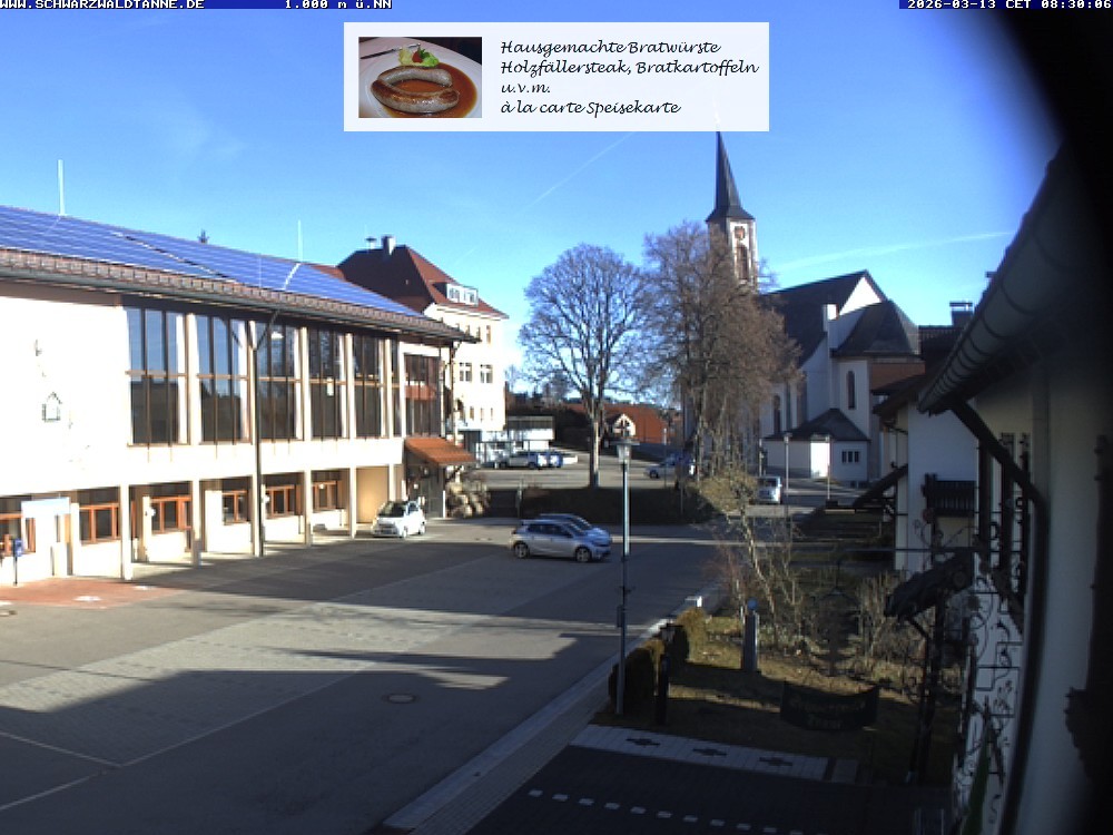 Archiv Foto Webcam Schönwald: Blick vom Gasthof Schwarzwaldtanne