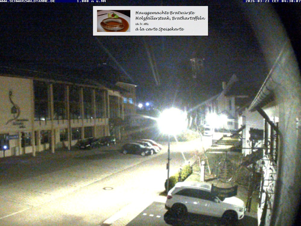 Archiv Foto Webcam Schönwald: Blick vom Gasthof Schwarzwaldtanne