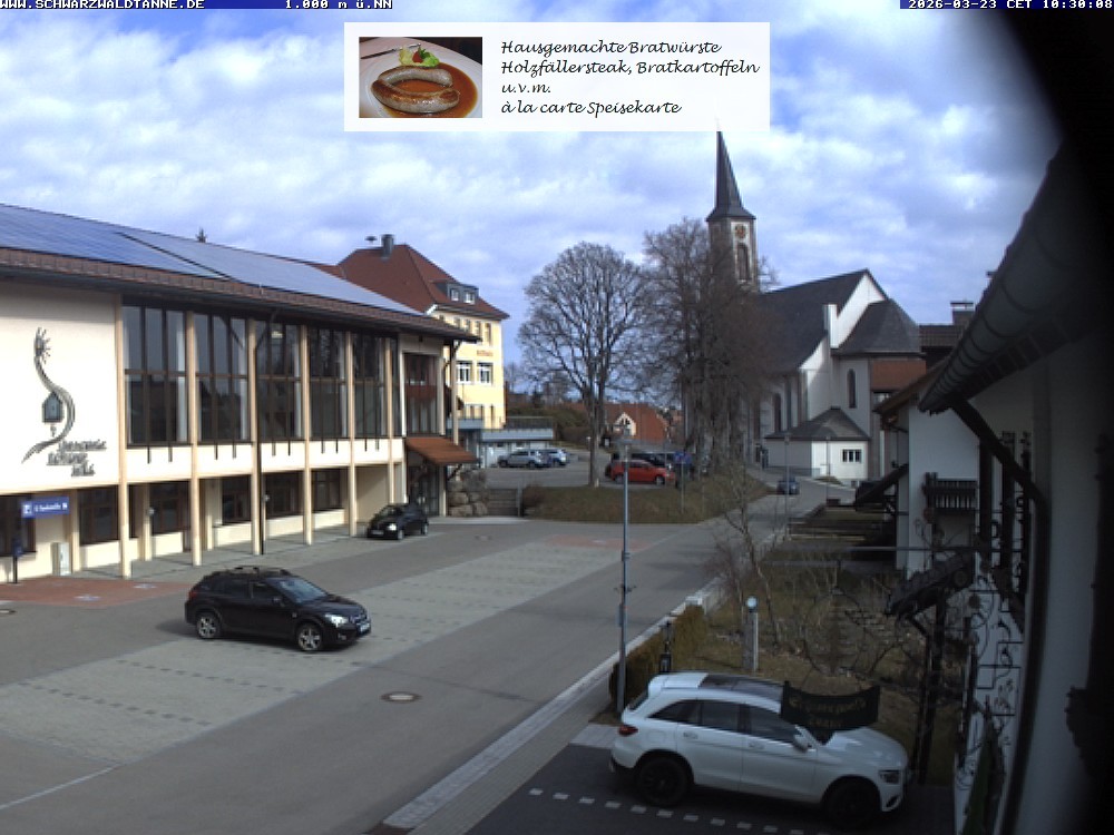 Archiv Foto Webcam Schönwald: Blick vom Gasthof Schwarzwaldtanne