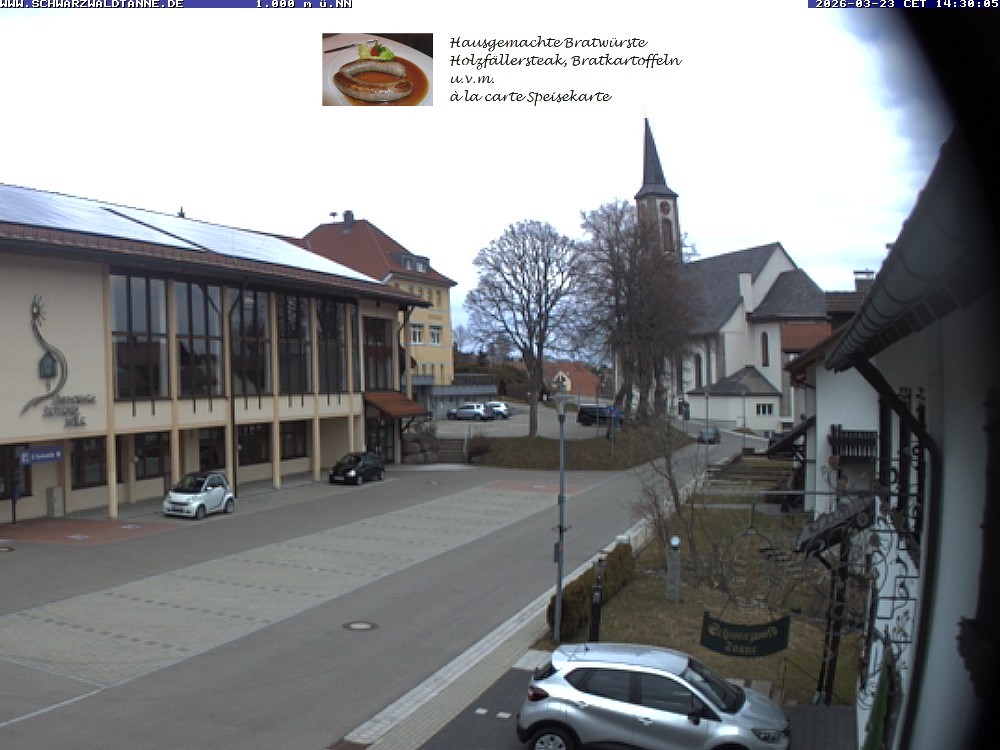 Archiv Foto Webcam Schönwald: Blick vom Gasthof Schwarzwaldtanne