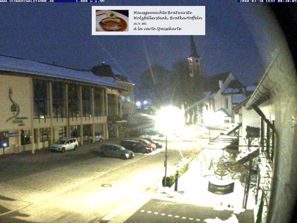 Archiv Foto Webcam Schönwald: Blick vom Gasthof Schwarzwaldtanne