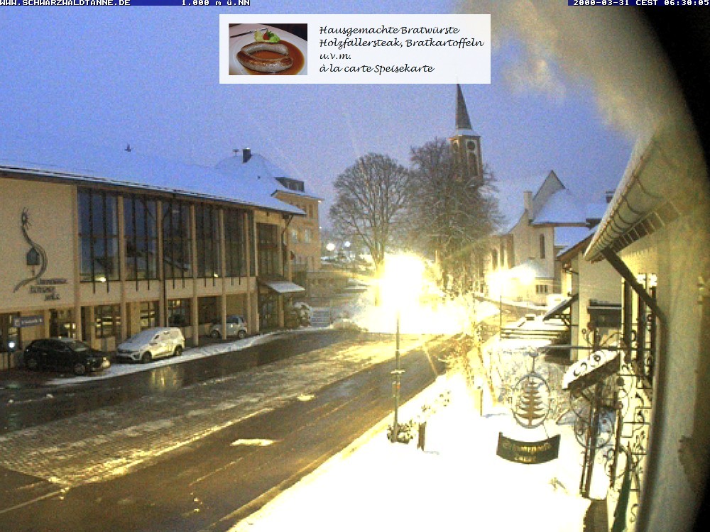 Archiv Foto Webcam Schönwald: Blick vom Gasthof Schwarzwaldtanne
