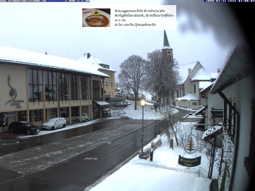 Archiv Foto Webcam Schönwald: Blick vom Gasthof Schwarzwaldtanne