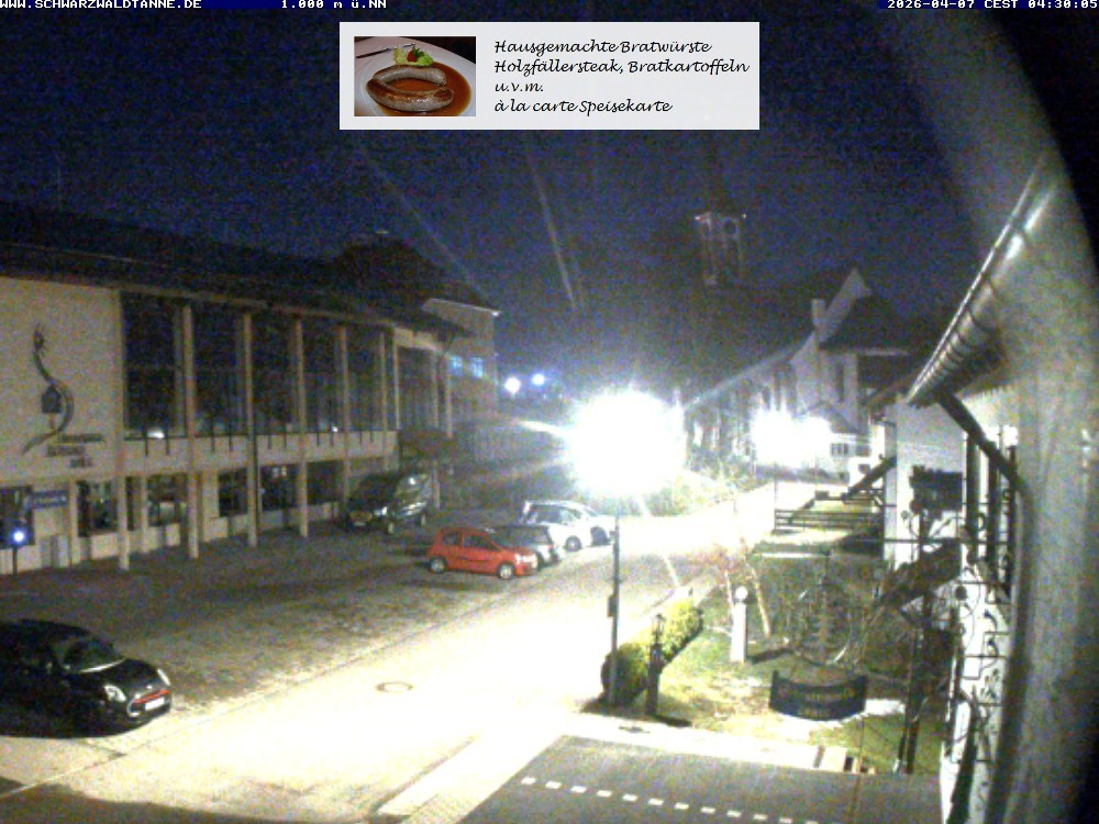 Archiv Foto Webcam Schönwald: Blick vom Gasthof Schwarzwaldtanne