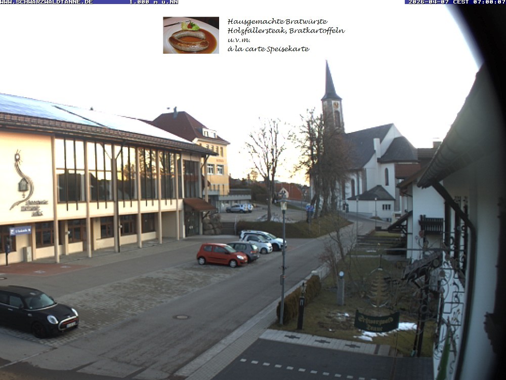 Archiv Foto Webcam Schönwald: Blick vom Gasthof Schwarzwaldtanne