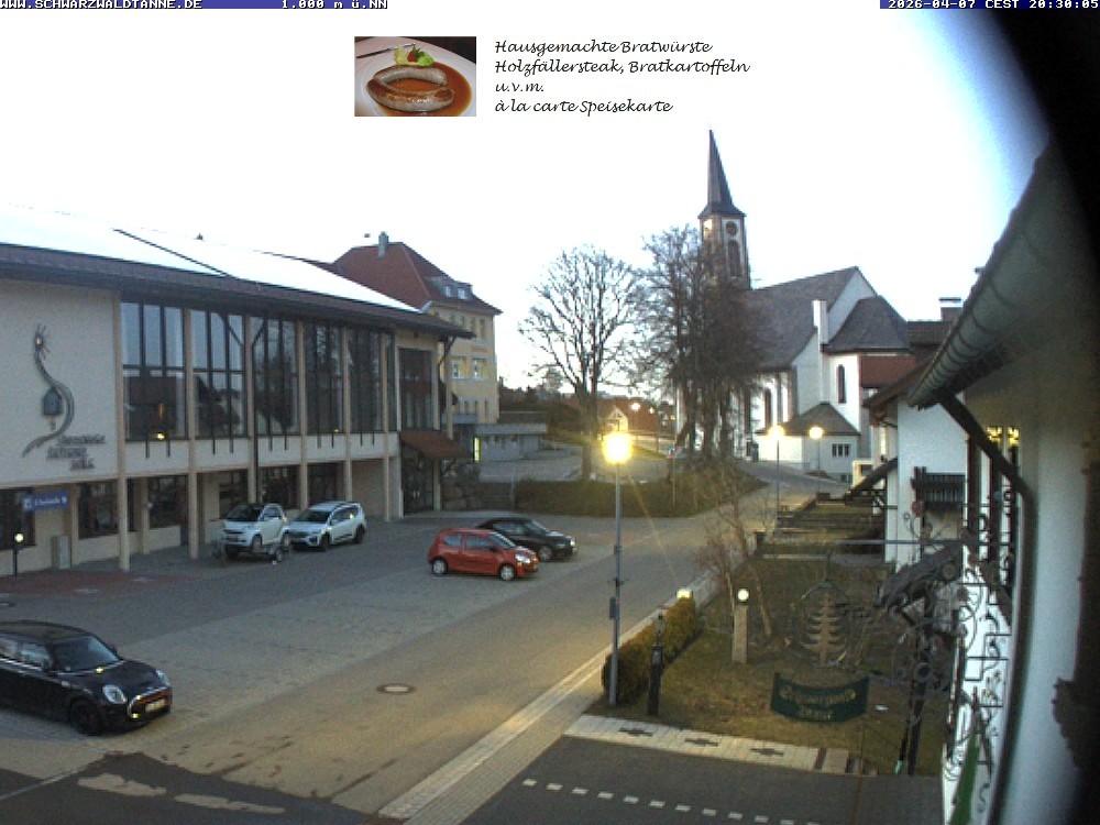 Archiv Foto Webcam Schönwald: Blick vom Gasthof Schwarzwaldtanne