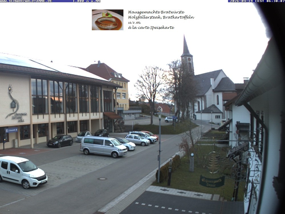 Archived image Webcam View from Guesthouse "Schwarzwaldtanne"