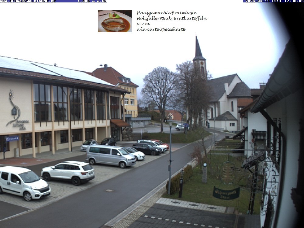 Archived image Webcam View from Guesthouse "Schwarzwaldtanne"