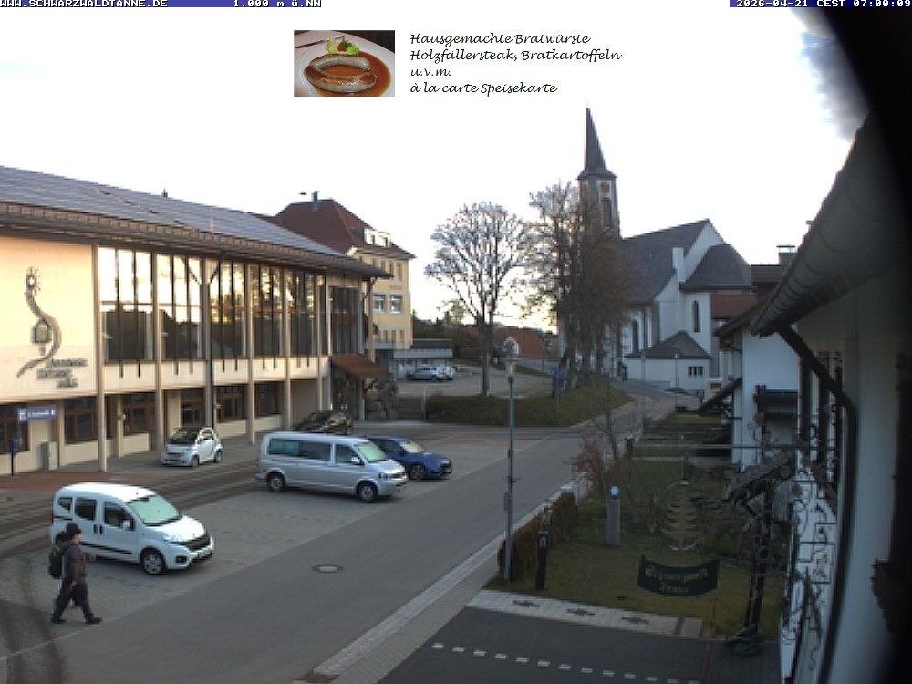 Archiv Foto Webcam Schönwald: Blick vom Gasthof Schwarzwaldtanne