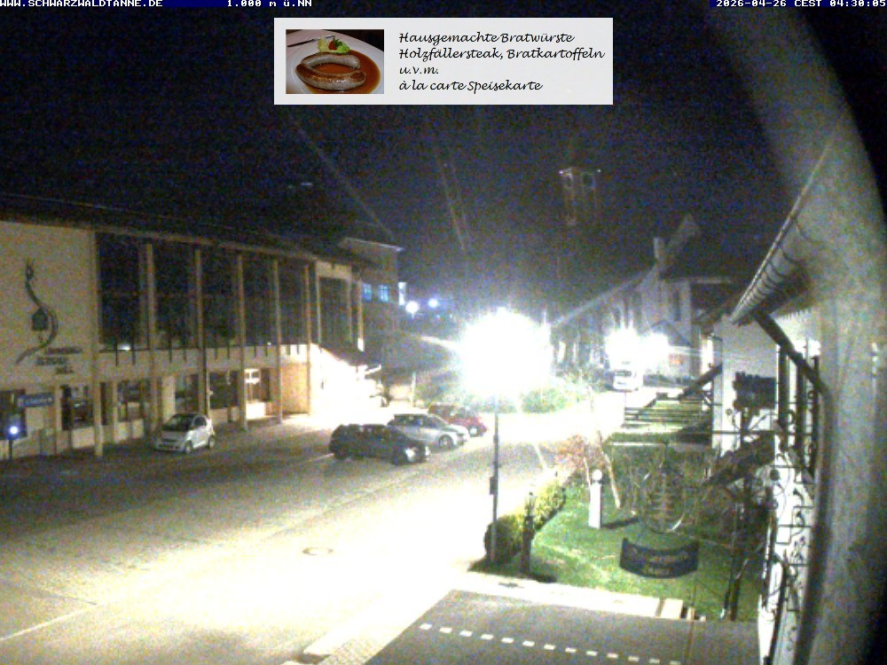 Archiv Foto Webcam Schönwald: Blick vom Gasthof Schwarzwaldtanne