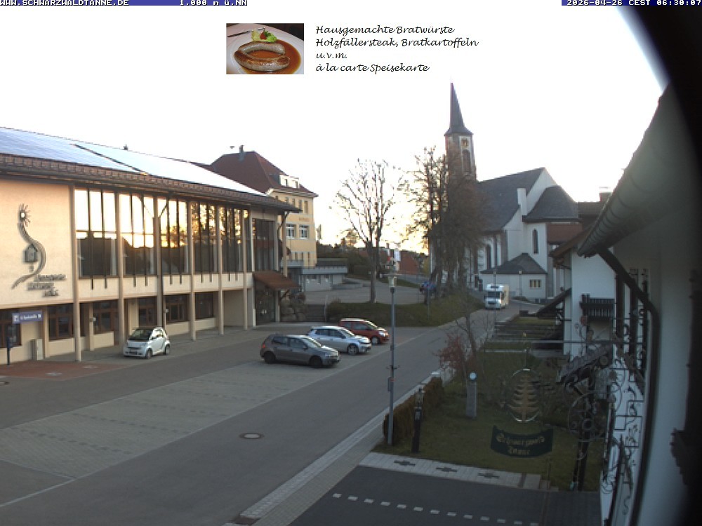 Archiv Foto Webcam Schönwald: Blick vom Gasthof Schwarzwaldtanne