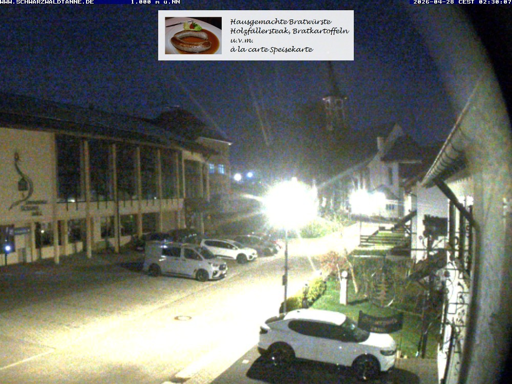 Archiv Foto Webcam Schönwald: Blick vom Gasthof Schwarzwaldtanne