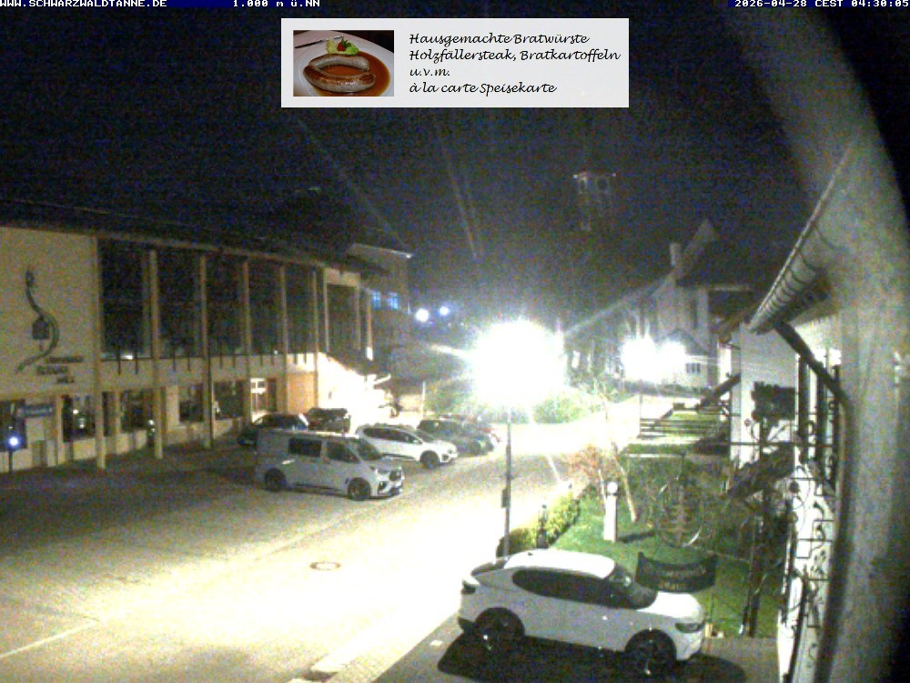 Archiv Foto Webcam Schönwald: Blick vom Gasthof Schwarzwaldtanne