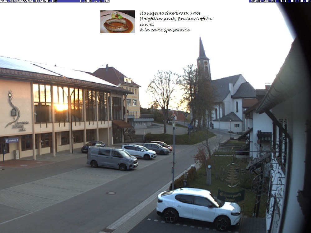 Archiv Foto Webcam Schönwald: Blick vom Gasthof Schwarzwaldtanne