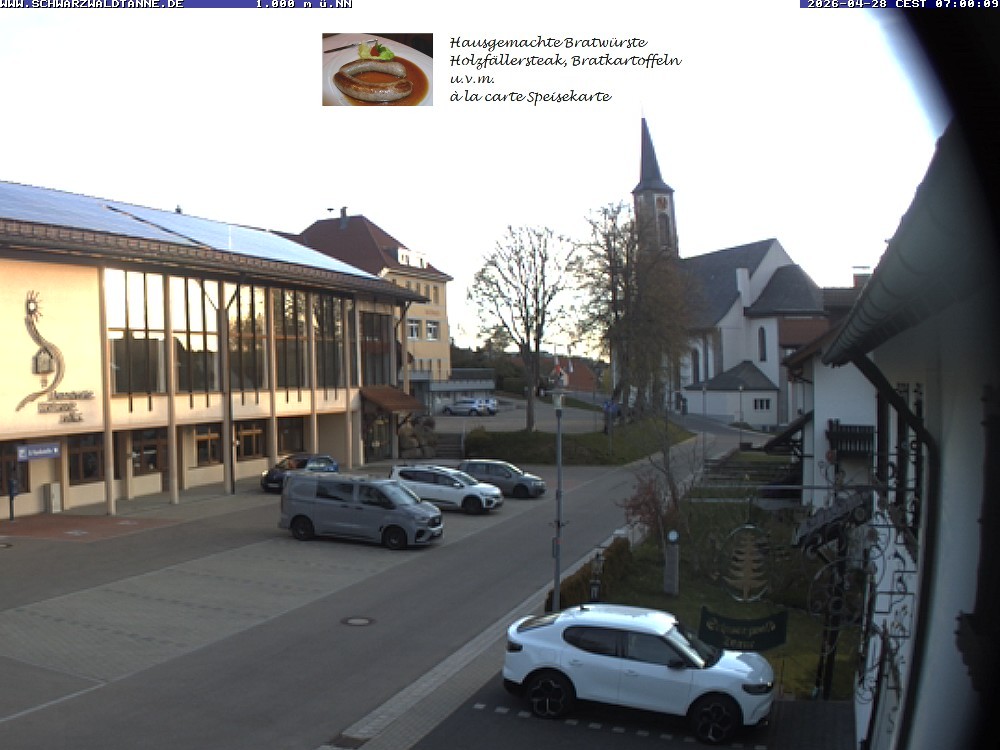 Archiv Foto Webcam Schönwald: Blick vom Gasthof Schwarzwaldtanne
